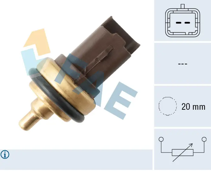 Sensor, coolant temperature 33708