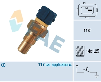 Temperature Switch, coolant warning lamp 35290