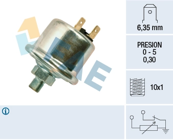 Sensor, oil pressure 14740