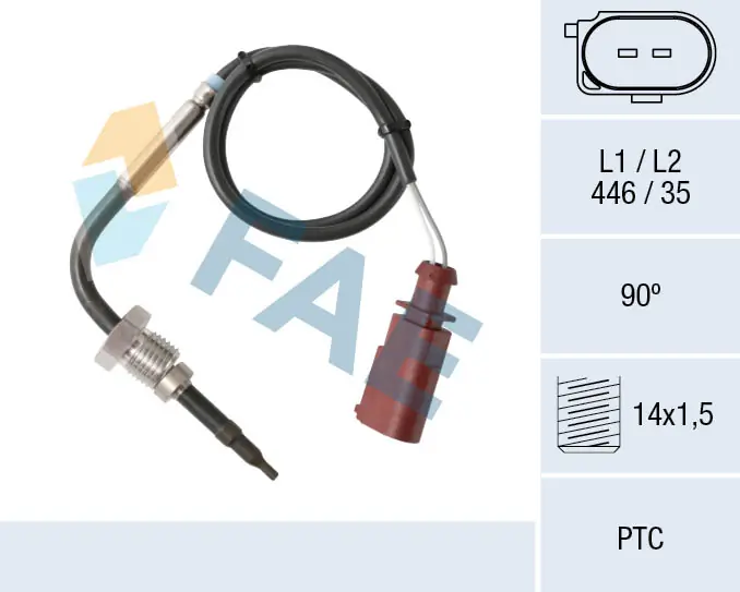 Sensor, exhaust gas temperature 68011