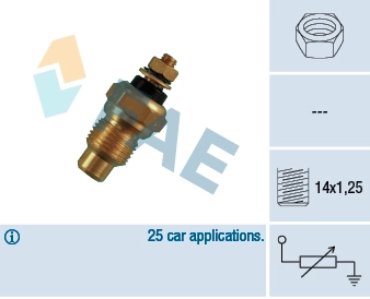 Sensor, coolant temperature 30260