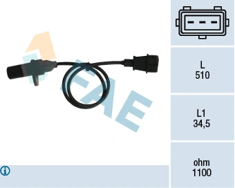 Sensor, crankshaft pulse 79007
