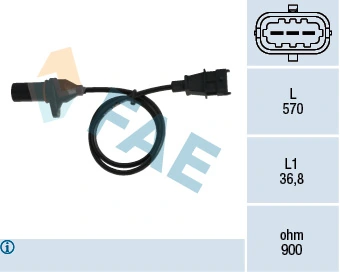 Sensor, crankshaft pulse 79332