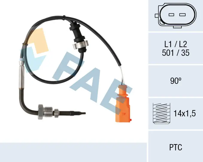 Sensor, exhaust gas temperature 68024
