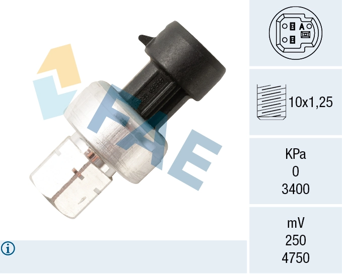 Pressure Switch, air conditioning 15811