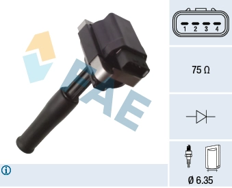 Ignition Coil 80398