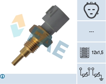 Sensor, coolant temperature 33910