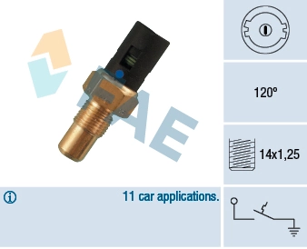 Temperature Switch, coolant warning lamp 35750
