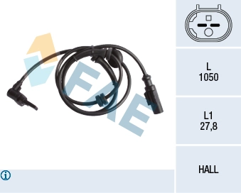 Sensor, wheel speed 78250