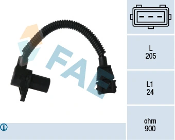 Sensor, crankshaft pulse 79355