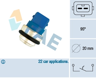 Temperature Switch, coolant warning lamp 35635