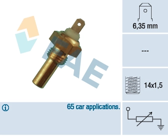 Sensor, coolant temperature 31290