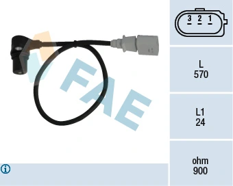 Sensor, crankshaft pulse 79056