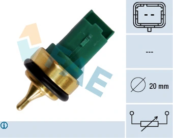 Sensor, coolant temperature 33707