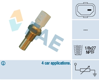 Sensor, coolant temperature 32630