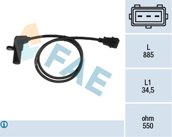 Sensor, crankshaft pulse 79078