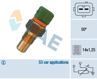 Sensor, coolant temperature 34400