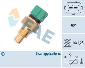 Sensor, coolant temperature 34425
