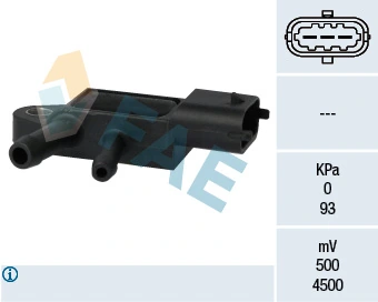 Sensor, exhaust pressure 16106