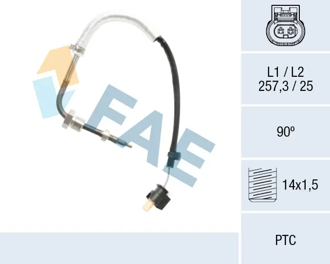 Sensor, exhaust gas temperature 68031