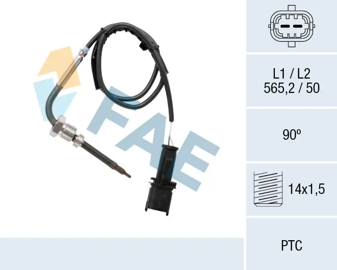 Sensor, exhaust gas temperature 68074
