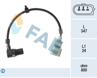 Sensor, crankshaft pulse 79463