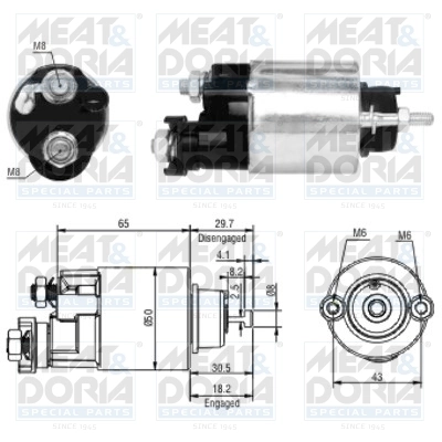 Solenoid Switch, starter 46163
