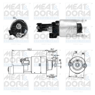 Solenoid Switch, starter 46315