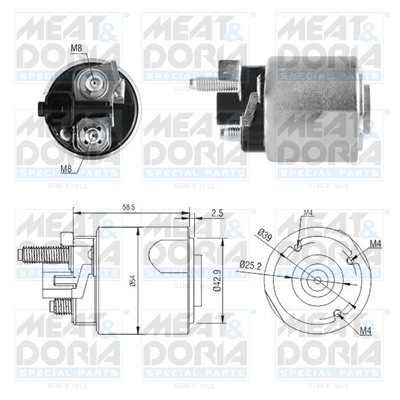 Solenoid Switch, starter 46224