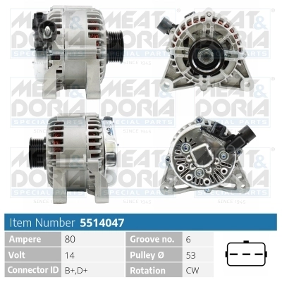 Alternator 5514047