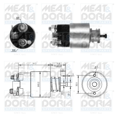 Solenoid Switch, starter 46317