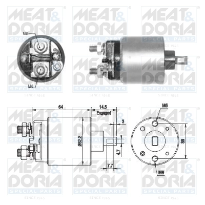 Solenoid Switch, starter 46274