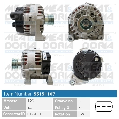 Alternator 55151107