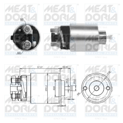 Solenoid Switch, starter 46285