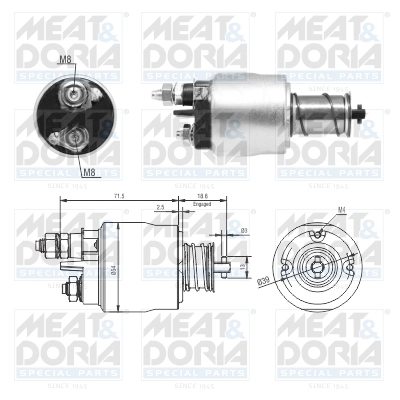 Solenoid Switch, starter 46311