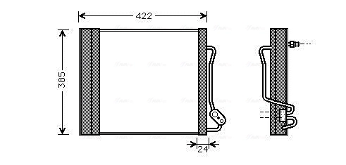 Condenser, air conditioning MCA5001D