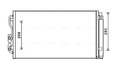 Condenser, air conditioning ** CLEVER FIT ** BWA5434D