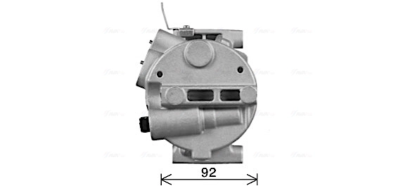 Compressor, air conditioning HYAK498