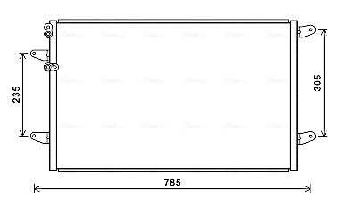 Condenser, air conditioning VN5379