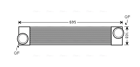 Charge Air Cooler BWA4346
