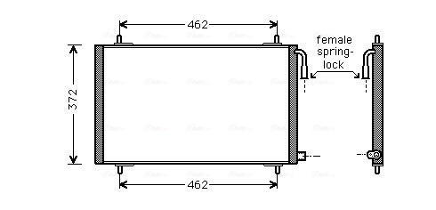 Condenser, air conditioning PE5191