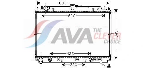 Radiator, engine cooling DNA2297