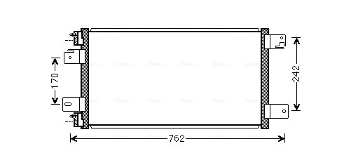 Condenser, air conditioning JE5074