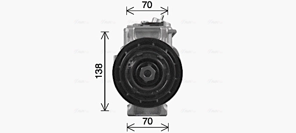Compressor, air conditioning MSAK755