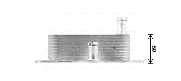 Oil Cooler, engine oil CR3143