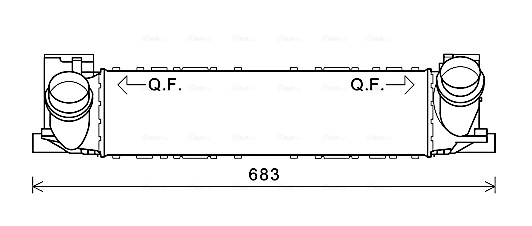 Charge Air Cooler BWA4464
