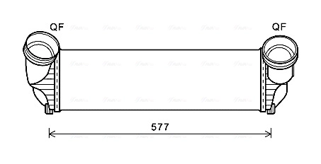 Charge Air Cooler BWA4543