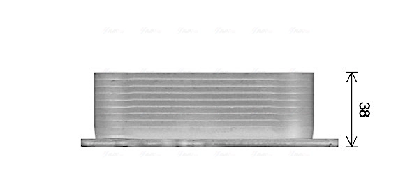 Oil Cooler, engine oil AL3153