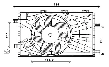 Fan, engine cooling OL7621