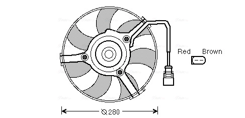 Fan, engine cooling AI7516